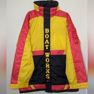 Boat Works Multicolor Puffer Jacket
